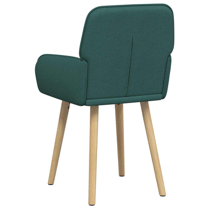 Matstolar 6 pcs Tyg Mörkgrön 56,5 x 50 x 87,5 cm
