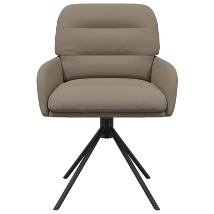 Svängande Matstolar 4 pcs Konstläder Cappuccino