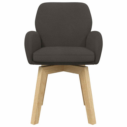 Matstolar 6 st Bouclé Mörkgrå 59 x 57 x 85 cm
