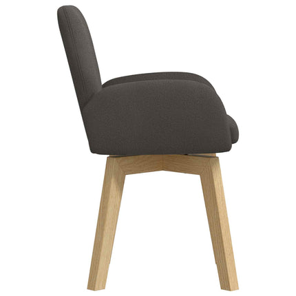 Svängande Matstolar 6 st Bouclé Mörkgrå 54 x 58 x 87 cm