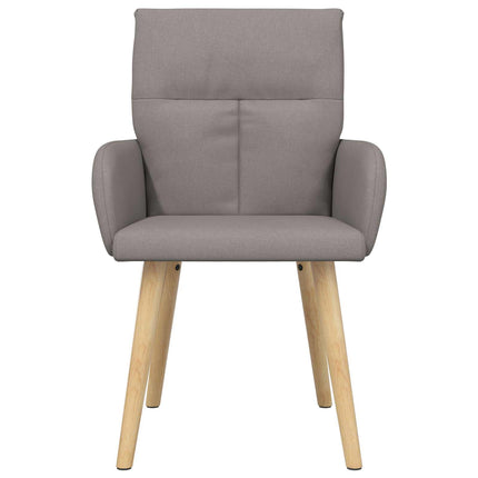 Matstolar 6 st Tyg Taupe 60 x 56 x 96 cm