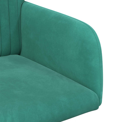 Matstolar 4 st Sammet Turkos 55 x 50 x 84 cm