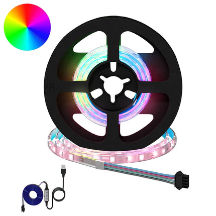 LED Band 12 pcs Svart och Transparent 40 x 0,8 x 0,3 cm