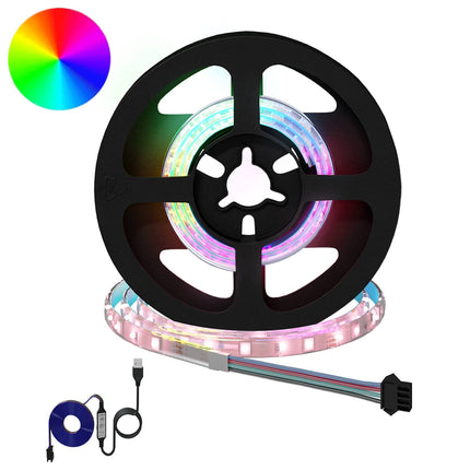 LED Band 2 pcs Svart och Transparent 450 mm Koppar och plast