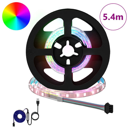 LED Band 12 pcs Svart och Transparent 450 mm Koppar och plast