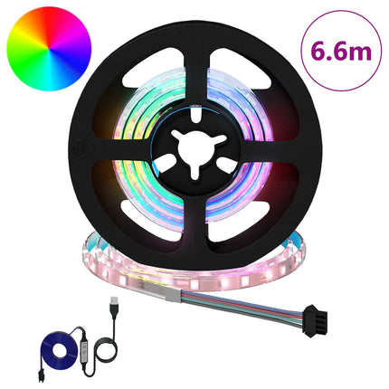 LED Band 12 pcs Svart och Transparent 550 mm Koppar och plast