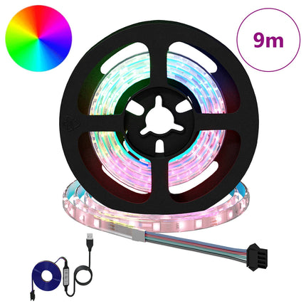 LED Band 12 pcs Svart och Transparent 750 mm Koppar och plast