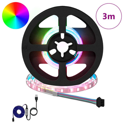 LED Band 12 pcs Svart och Transparent 250 mm Koppar och plast