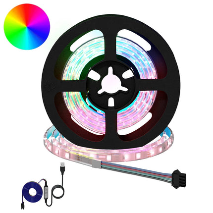 LED Band 2 pcs Svart och Transparent 750 mm Koppar och plast