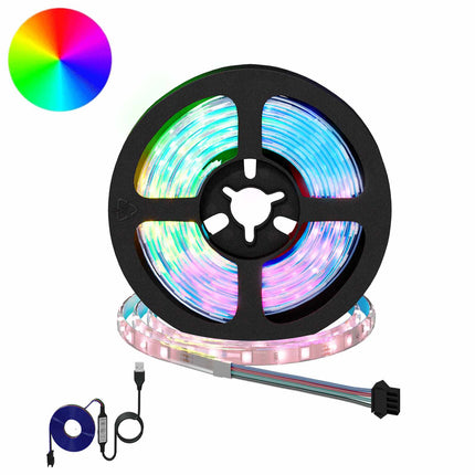 LED Band 12 pcs Svart och Transparent 950 mm Koppar och plast