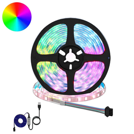 LED Band 12 pcs Svart och Transparent 4000 mm Koppar och plast