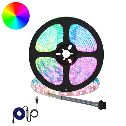 LED Band 12 pcs Svart och Transparent 4700 mm Koppar och plast