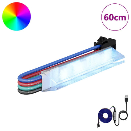 LED Band 12 pcs Svart och Vitt 1745 mm Koppar och plast
