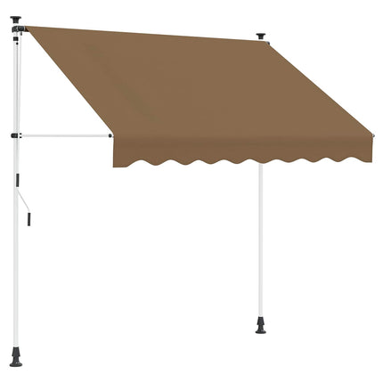 Manuell Utdragbar Markis Beige 400 cm