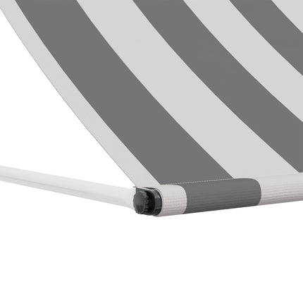 Markis Antracit och vitt 250 x 150 cm