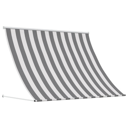 Markis Antracit och vitt 400 x 150 cm