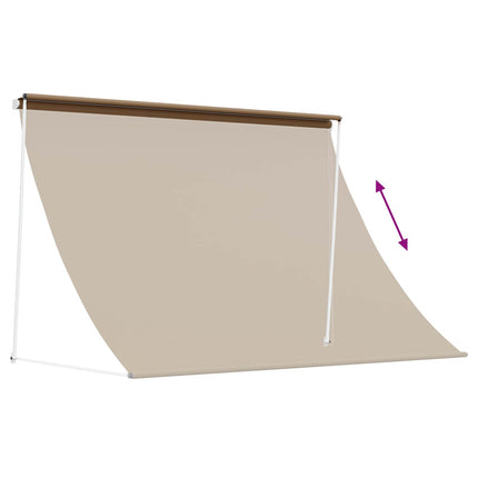 Markis Beige 100 x 150 cm 180 g / m² Polyester med PU-beläggning