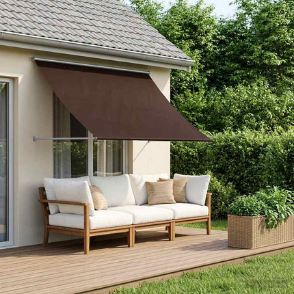 Markis Brun 200 x 150 cm 180 g / m² Polyester med PU-beläggning