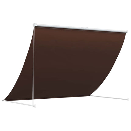 Markis Brun 350 x 150 cm 180 g / m² Polyester med PU-beläggning