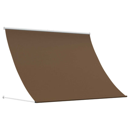 Markis Taupe 400 x 150 cm 180 g / m² Polyester med PU-beläggning
