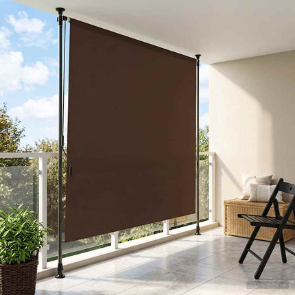 Utomhus rullgardin Brun 150 x 270 cm
