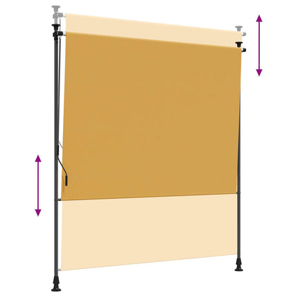 Utomhus rullgardin Sand 100 x 270 cm