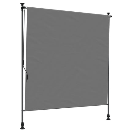 Utomhus rullgardin Ljusgrå 200 x 270 cm