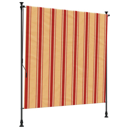 Utomhus rullgardin Flerfärgsdesign 120 x 270 cm