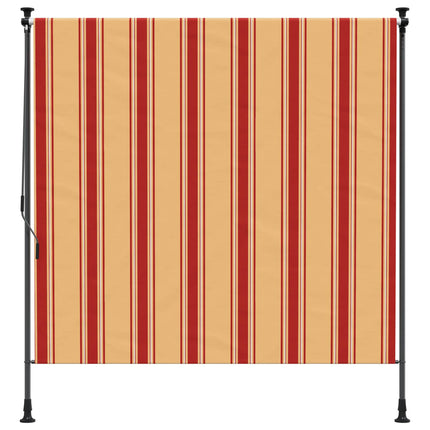 Utomhus rullgardin Flerfärgsdesign 120 x 270 cm