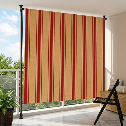 Utomhus rullgardin Flerfärgsdesign 150 x 270 cm