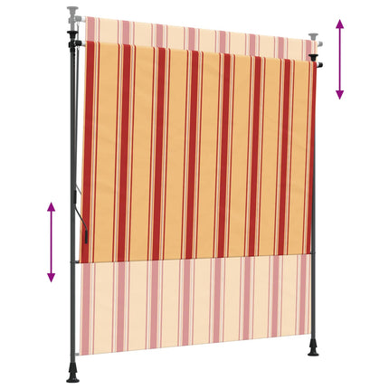 Utomhus rullgardin Flerfärgsdesign 200 x 270 cm