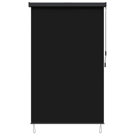 Rullgardin Svart 60 x 250 cm Tyg och Aluminium