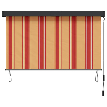 Rullgardin Flerfärgsdesign 100 x 250 cm Tyg och Aluminium