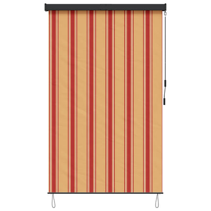 Rullgardin Flerfärgsdesign 100 x 250 cm Tyg och Aluminium