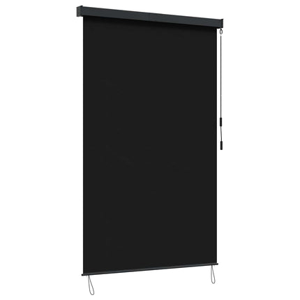Rullgardin Svart 120 x 250 cm Tyg och Aluminium