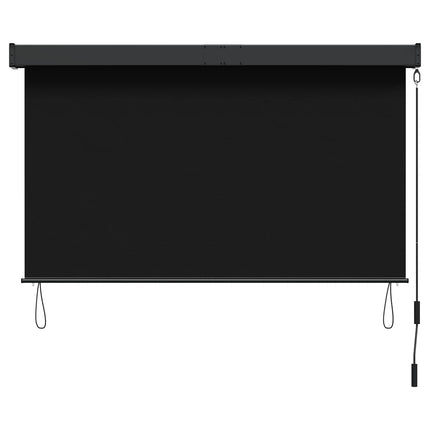 Rullgardin Svart 140 x 250 cm Tyg och Aluminium