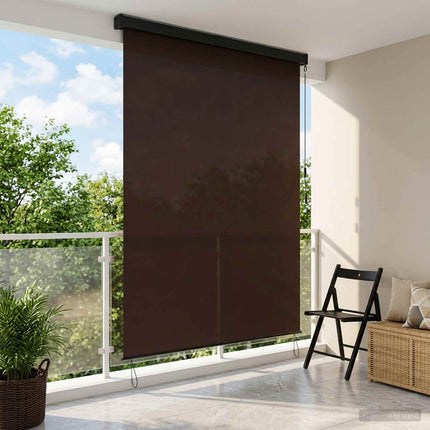 Rullgardin Brun 140 x 250 cm Tyg och Aluminium