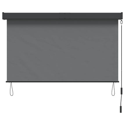 Rullgardin Ljusgrå 180 x 250 cm Tyg och Aluminium