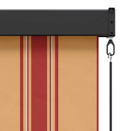 Rullgardin Flerfärgsdesign 180 x 250 cm Tyg och Aluminium