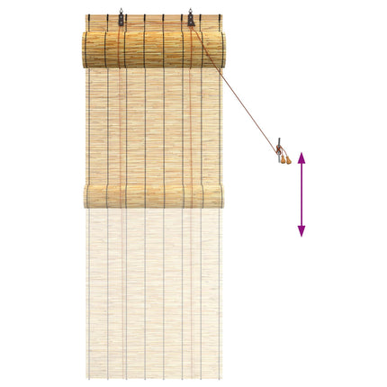 Rullgardin Naturlig 60 x 160 cm Vass