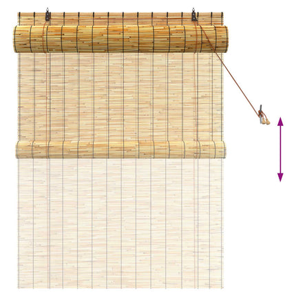 Rullgardin Naturlig 120 x 160 cm Vass