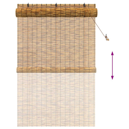 Rullgardin Brun 140 x 220 cm Vass