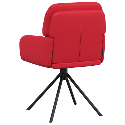 Svängande Matstolar 2 pcs Konstläder Röd 59 x 59,5 x 90 cm