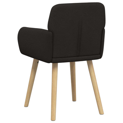 Matstolar 2 st Bouclé Svart 59 x 57 x 85 cm
