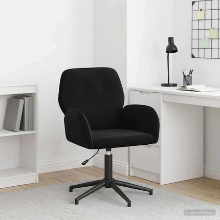Svanstol 54 x 55 x 90 cm Svart Sammet