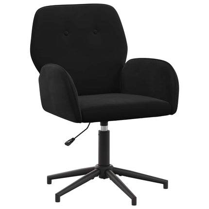 Svanstol 54 x 55 x 90 cm Svart Sammet