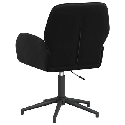 Svanstol 54 x 55 x 90 cm Svart Sammet