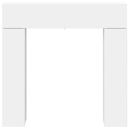 Eldstadsram Vit 102 x 18 x 100,5 cm Konstruerat trä