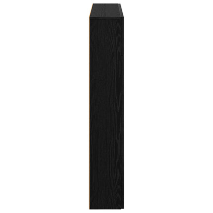 Eldstadsram Svart ek 102 x 18 x 100,5 cm Konstruerat trä