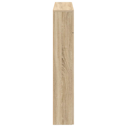 Eldstadsram Sonoma-ek 102 x 18 x 100,5 cm Konstruerat trä